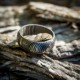 Forged Ring in Damascus Steel