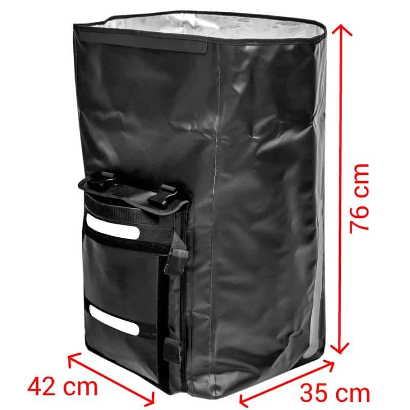 Sac Isotherme Livraison, Sac Uber Eats 38 x 36 x 38 cm, Transport