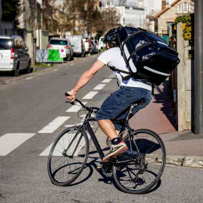 Sac livraison Isotherme Etanche pour Coursier Uber Eats ou Deliveroo