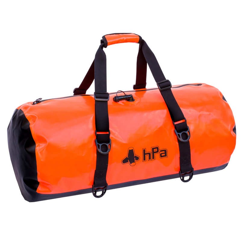 Sac de transport Etanche PVC 45 Litres orange Highlander sport marine