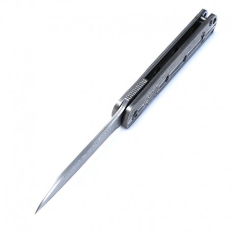 Couteau Damas Hikari Drop Point