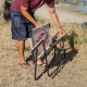 2-seater folding chair