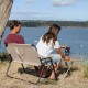 2-seater folding chair