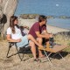 Chaise pliante 2 places