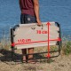 2-seater folding chair