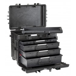 Suitcase waterproof EXPLORER CASE 5140KT02-AH with drawers