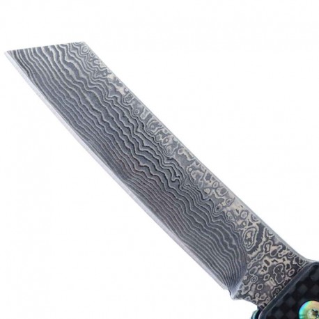 couteau Higonokami japonais damas carbone