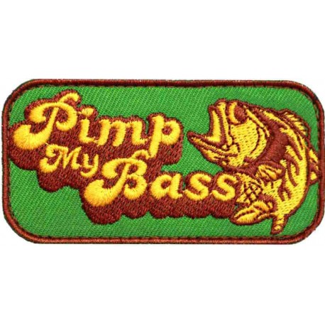 Patch Velcro Pimp My Bass Vert