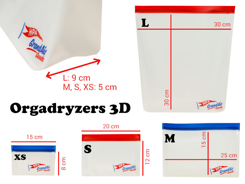 Gamme Orgadryzer 3D PEVA